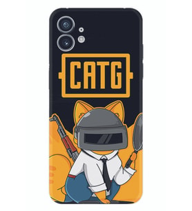 Nothing Phone 2 Kılıf Silikon Desen Özel Seri Cat G 1677