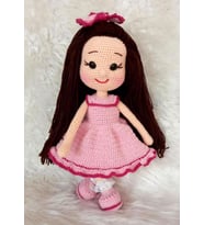 Çilek Bebek Amigurumi Organik Oyuncak