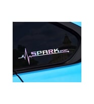 Spark Yan Cam Sticker Oto Kapı 20 Cm X 7 Cm Hologram c19