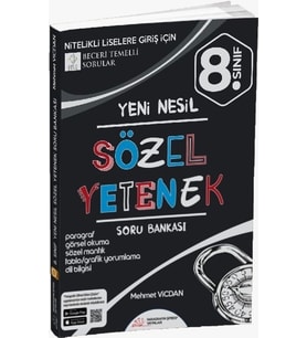 Paragrafın Şifresi Yayınları 8. Sınıf Yeni Nesil Sözel Yetenek Soru Bankası