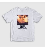 Presmono Unisex Çocuk Beyaz Cover V2 Film 2001 A Space Odyssey T-Shirt 241692tt