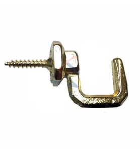 Vidalı Kanca, Askı Büyük - 15x23mm, Sarı - 1 Adet