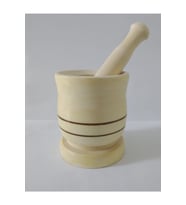 Ahşap Havan Dövecek- Boy 11 cm Çap 9 cm