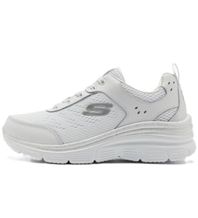 Skechers Fashion Fit Air Cooled Memory Foam Sneaker Hafızalı Taban Kadın Günlük Spor Ayakkabı Beyaz