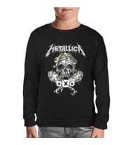 Metallica - X - X Siyah Çocuk Sweatshirt