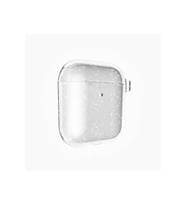 Apple Airpods Uyumlu Zore Allstar Airbag 32 Parlayan Simli Saydam Renkli Kılıf (Şeffaf)