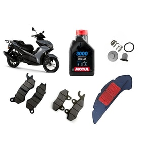 Rks Arome 125 Motul Yağ Bakım Seti Ön-Arka Balata ve Hava Filtresi