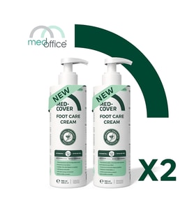 MED-COVER Ayak Bakım Kremi x 2 adet– Uyumlu & Hassas Ciltlere Özel (%10 Üre, Shea Butter, Beeswax