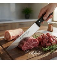 Sürmene Kasap Bıçağı Pimli Sap 28 Cm Kelle Kuşbaşı Kesim Kemik Sıyırma Doğrama Bıçağı Sürbisa 61040
