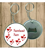 Anneler Günü Hediyesi İsime Özel Anahtarlık ( Açacaklı Anahtarlık )