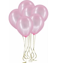 Pazariz  100'lü Lateks Pastel Balon Pembe