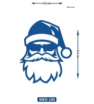 Noel Baba 5 cm Minimal geçici Dövme Yarı Kalıcı Geçici Dövme