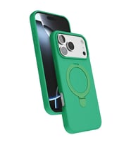 Apple İphone 17 Pro Regal Magsafe Standlı Kapak - Yeşil