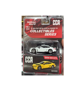 CCA Collectibles Series BMW M4 GT3 Sarı 1/64 Model Araba
