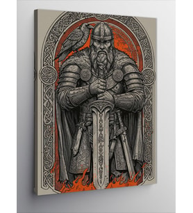Kanvas Tablo Viking ve Antik Güç