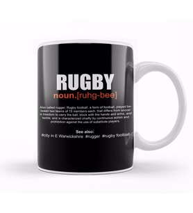 Rugby Definition Kupa Bardak Porselen