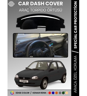 OPEL CORSA B (1993-2000) Torpido Örtüsü Ön Göğüs Halı Torpido Koruma Birebir Uyum Kaymaz Özel Kesim