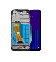 Samsung Galaxy M11 M115F ile Uyumlu Oled Ekran Dokunmatik Çıtalı (Siyah)