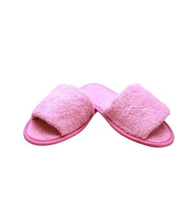 Havlu Terlik Kaymaz İnce Taban Pembe-36-38