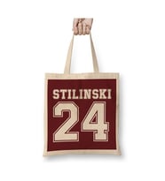 Stıles Stılınskı 24 Teen Wolf Serıes Teen Wolf Lover Bez Çanta Uzun Saplı Alışveriş Çantas (Beyaz)