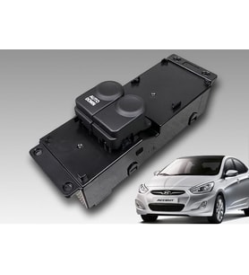 HYUNDAİ ACCENT BLUE SOL ÇİFTLİ CAM DÜĞMESİ ANAHTARI 2012--2014