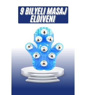 Masaj Aleti El Şeklinde Omuz Bacak Bilyeli Masaj Eldiveni El Şekilli