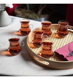Perotti Dem 6 Lı Borosilikat Çay Bardağı Seti 15529