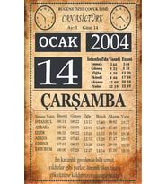 KİŞİYE ÖZEL TAKVİM POSTERİ