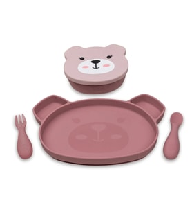Tum Tum Silikon Beslenme Seti (5 parça) - Betsy Bear