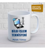 Bilgi işlem teknisyeni özel tasarım kupa bardak