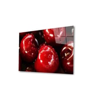 Miyrem Glasses Collection -A1^#  Meyveler Cam Tablo (Çok Renkli)