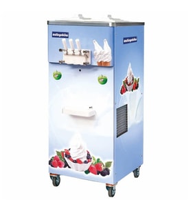 Öztiryakiler Üç Kollu Dondurma Ve Donmuş Yoğurt Makinesi, Pompalı, Karıştırıcılı, 2x11 Lt