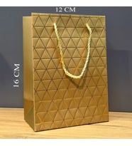 Dodes Mini Boy Gold Karton Hediye Çantası