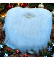 BEYAZ NOEL BABA SAKALI LASTİKLİ MODEL BEYAZ SAKAL YILBAŞI SÜSLERİ YILBAŞI BEYAZ GÖSTERİ SAKALI