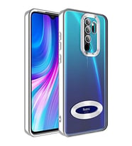 Coverzone Xiaomi Redmi Note 8 Pro ile uyumlu K?l?f Kamera Korumal? Logo G�steren Parlak renk kenar �izgileri ile ??k bir tasar?m Colored Z-Omega Kapak G�m�?