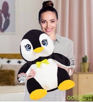 PABABO 85 cm Penguen Sevgiliye Özel (Pandamkee) (Siyah)