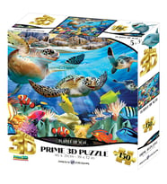Prime 3D - Kaplumbağa Plajı 150 Parça Puzzle 10952
