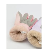 Şirin Pembe Hello Kitty Sanrio Profesyonel Kayak Snowboard Kar Eldiveni