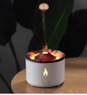 Yanardağ Efektli Aroma Difizör & Kumandalı & ışıklı & Zaman ayarlı