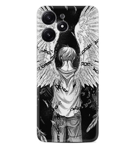 Xiaomi Poco M6 Pro 5G Kılıf Desenli Silikon Platinium Series Angel 1883