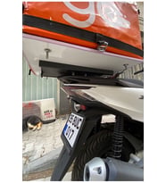 Honda Pcx Sürgülü Çanta Demiri Kızaklı Sökülebilir Pizzacı Kurye Demiri Supermoto