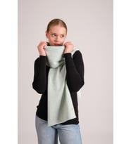Chuba Kadın Melanj Yumuşak Tuşe Atkı Mint 23W506