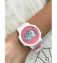 Penly 219 Model Pembe +4 Renk Kronometre-Alarmlı  5ATM Su Geçirmez Dijital Çocuk Kol Saati