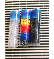 Rengarek Saç Örgü Lastiği, Kutuda İnce Lastik Toka(3 kutu) (Çok Renkli)