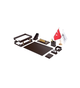 Liya Sümen Takımı 11 Parça Kahve Full Set