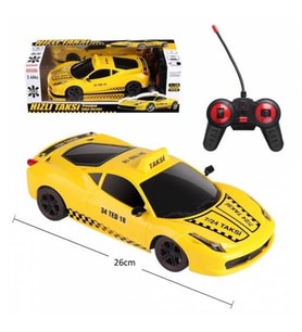 1:16 Uzaktan Kumandalı Şarjlı Süper Car Taksi Araba