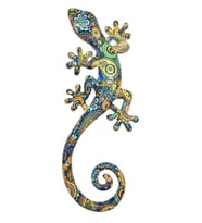 Gecko 3 Boyutlu Dekoratif Reçine Salon Balkon Dış Duvar Süsü Hediyelik Uğur