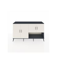 Kronos Konsol 6 Raflı 4 Kapaklı 176x59x99 Antrasit-Aytaşı