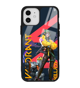 iPhone 12 Pro Valorant Killjoy Tasarımlı Glossy Telefon Kılıfı