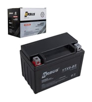 Orbus Motosiklet Aküsü 12 Volt 9 Amper Yeni Tarihli Taze Akü 150x86x107mm 2.9 Kg
